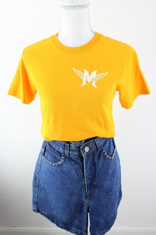 Vintage Mac Summer Camps T-Shirt (XS) Ribbed T-Shirt High Neck Heavyweight