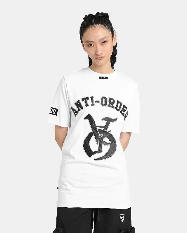 The Anti Order Antidote Symmetry T-Shirt White Terry Blend Velvet Blend Canvas Blend The Anti Order Antidote Symmetry T-Shirt White Terry Blend Velvet Blend Canvas Blend