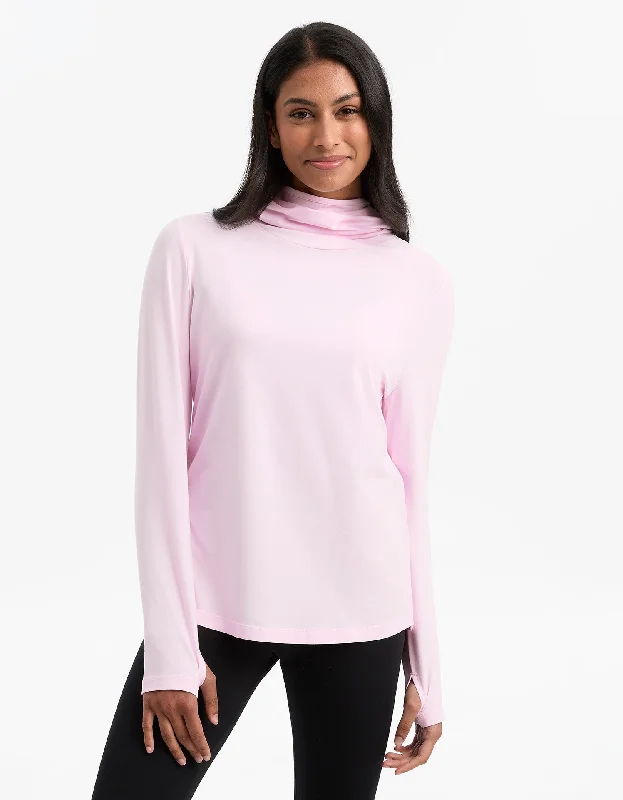 Ultimate Long Sleeve High Neck T-shirt UPF 50+ Sensitive Collection Chenille Blend Fleece Blend Nylon Blend