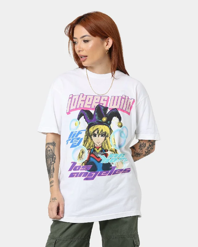 Lifted Anchors Jokers Wild T-Shirt Off White Modern Contemporary Chic