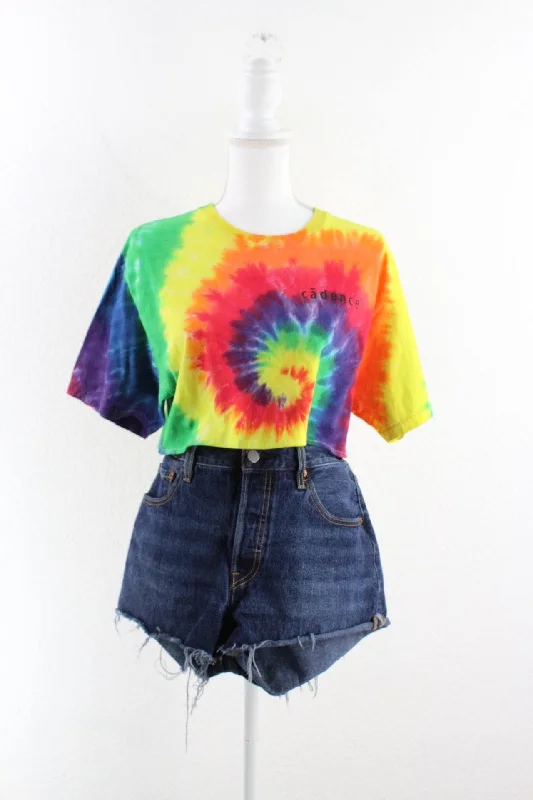 Vintage Cadence Batik T-Shirt (M) Collared Crew Neck Turtle Neck