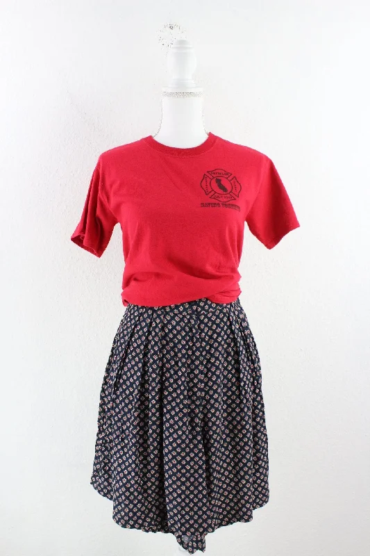 Vintage Red Yosemite T-Shirt (M) Wool Fabric Cashmere Fabric Tweed Fabric