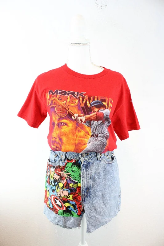 Vintage Lee Mark Mcgwire T-Shirt (M) Anti-Pilling Machine Wash Handmade
