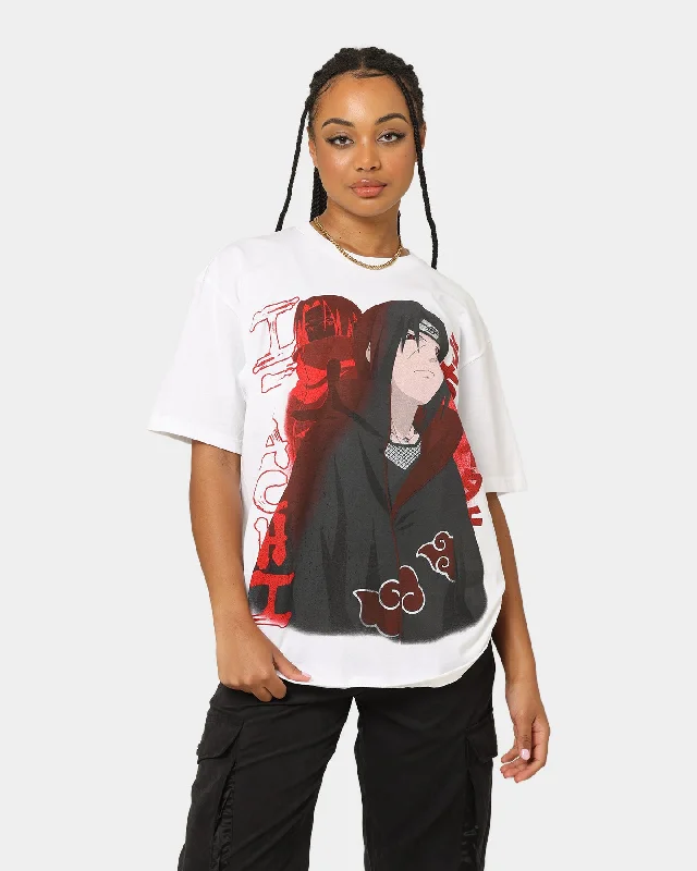 Goat Crew X Naruto Itachi CLR T-Shirt White Houndstooth Herringbone Solid