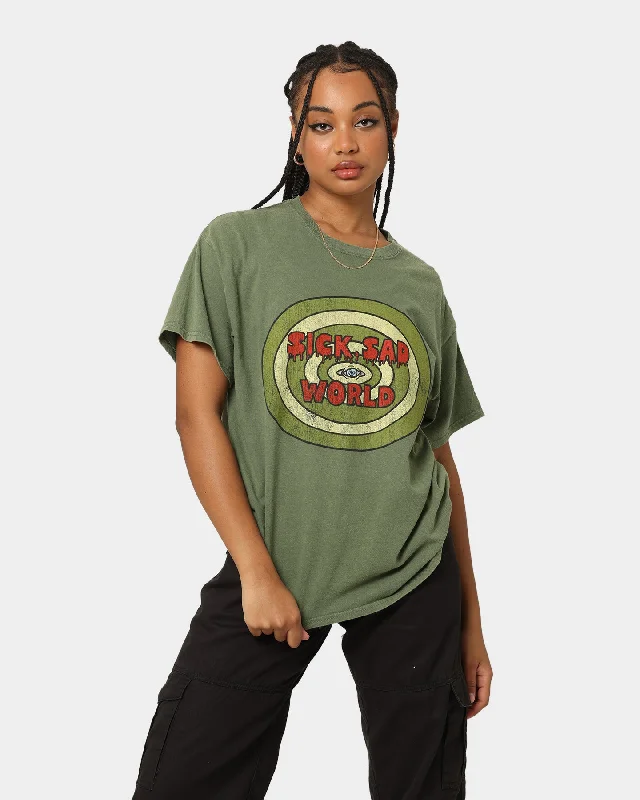 American Thrift X Daria Sick Sad World T-Shirt Military Faux Fur Fabric Real Fur Fabric Shearling Fabric