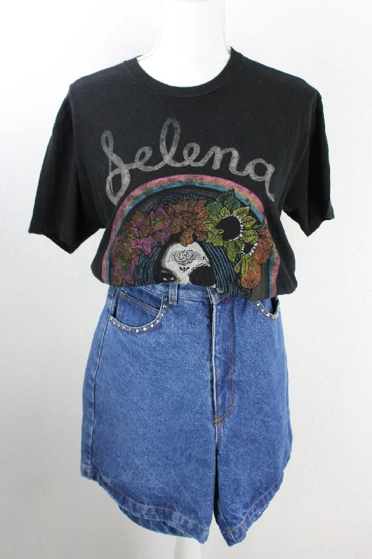 Vintage Selena Gomez Tour T-Shirt (S) Front Pockets Side Pockets Patch Pockets