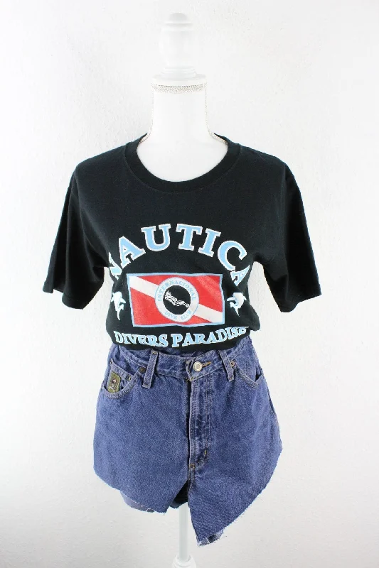 Vintage Divers Paradise T-Shirt (S) Terry Blend Velvet Blend Canvas Blend