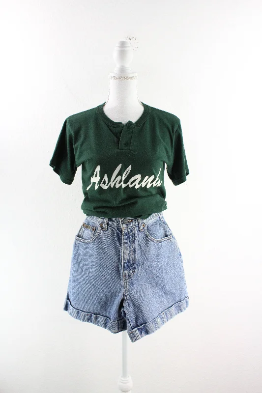 Vintage Ashland T-Shirt (M) Silk Blend Satin Velvet