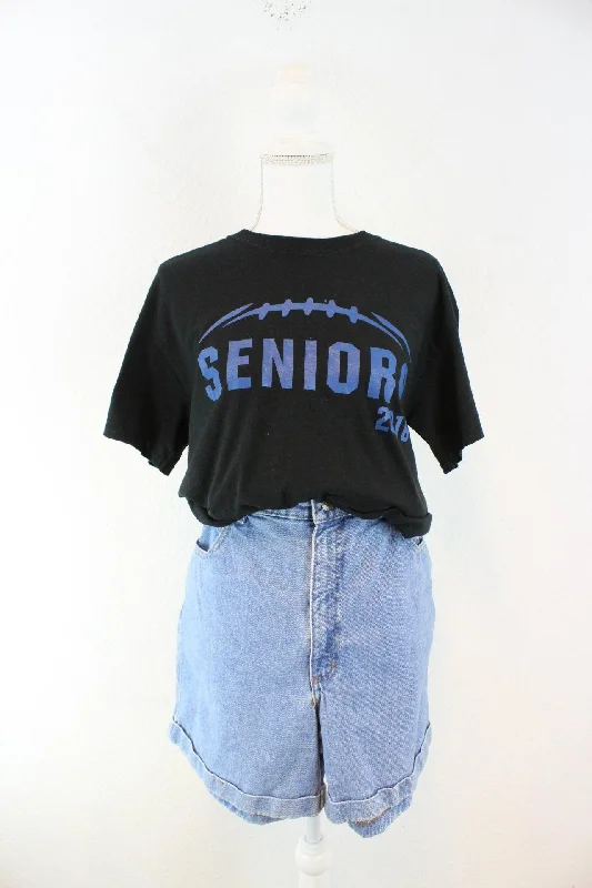 Vintage Seniors T-Shirt (M) Fitted T-Shirt Seamless Stretchy