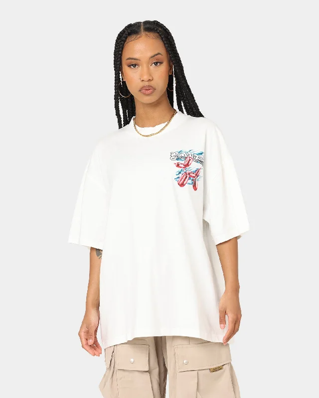 Loiter Chroma T-Shirt Off White Print Jacquard Patchwork