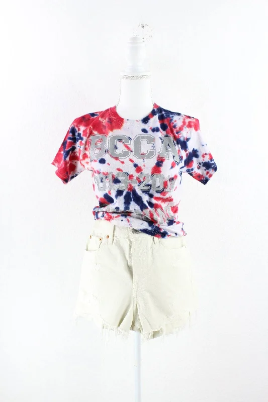 Vintage BCCA Batik T-Shirt (L) Rayon Fabric Velvet Fabric Corduroy Fabric