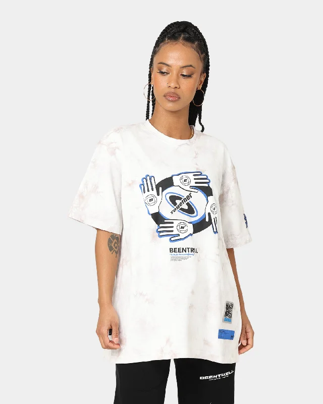 BEENTRILL Together Tie Dye T-Shirt Tie Dye Grey Seamless Knitted Crochet