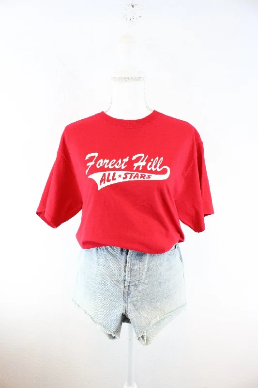 Vintage Forest Hill T-Shirt (M) Wool Fabric Cashmere Fabric Tweed Fabric