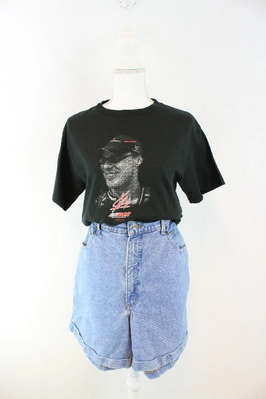 Vintage Chase Racing T-Shirt (M) Basic T-Shirt Crew Neck Short Sleeve