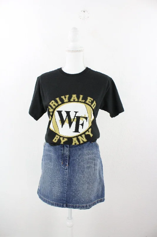 Vintage Unrivaled Champion T-Shirt (S) Handmade Hand-knitted Hand-woven