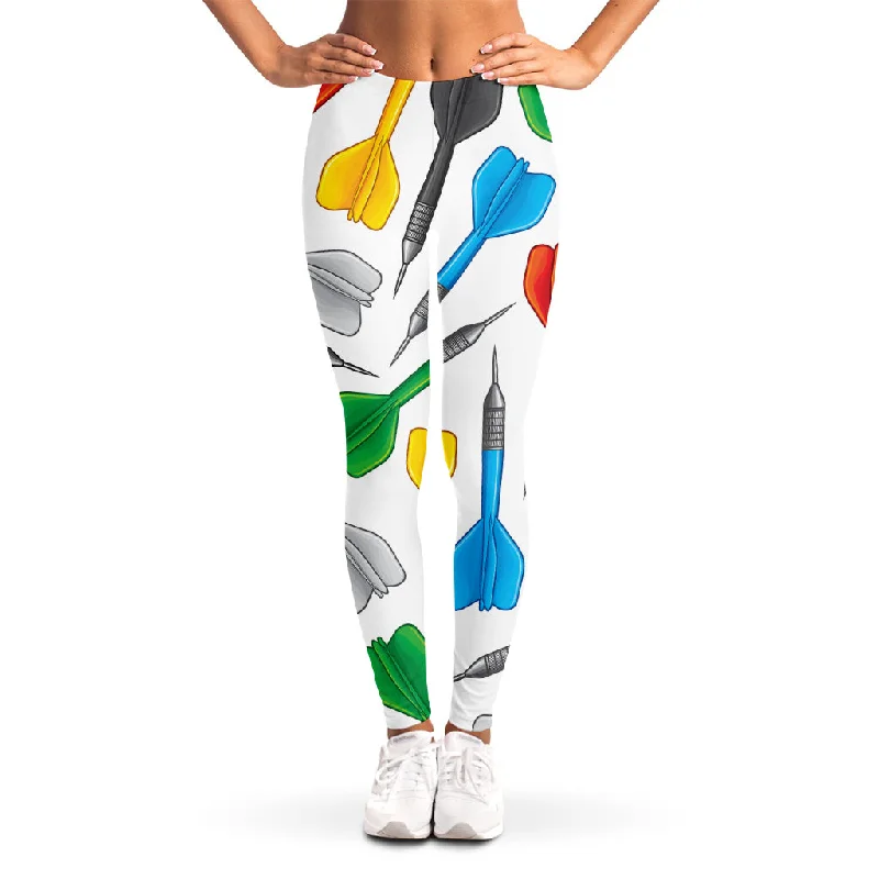 Colorful Darts Pattern Print Women's Leggings Fashionable Moisture-Wicking Leggings