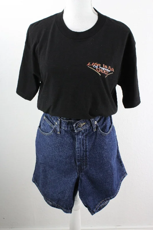 Vintage Choices T-Shirt (M) Embroidered Appliqued Beaded