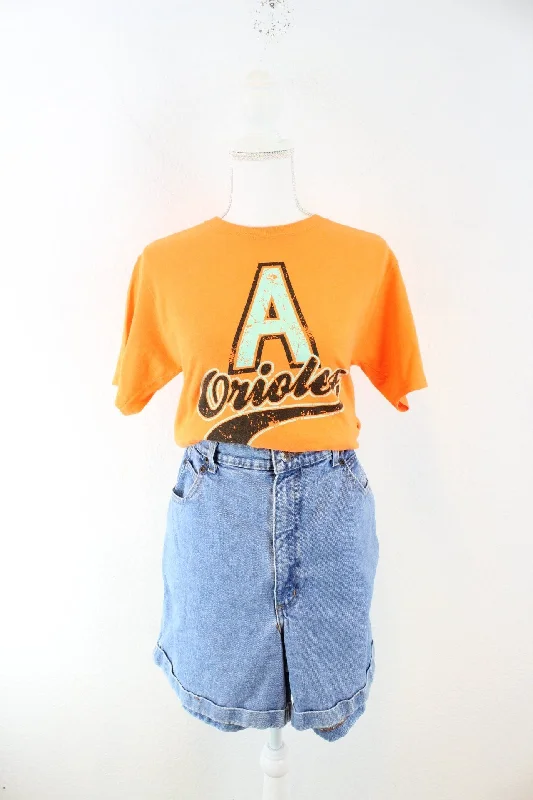 Vintage Hanes Cheerleading T-Shirt (S) Layered Multi-layer Single Layer