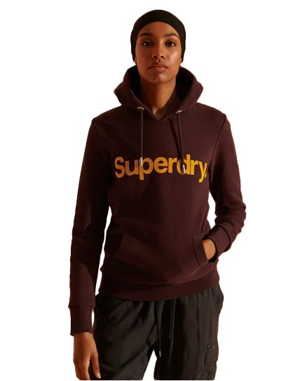 Core Logo Flock Hoodie in Rich Deep Burgundy Hoodie with Hem Drawcord Adjustable Customizable Core Logo Flock Hoodie in Rich Deep Burgundy Hoodie with Hem Drawcord Adjustable Customizable