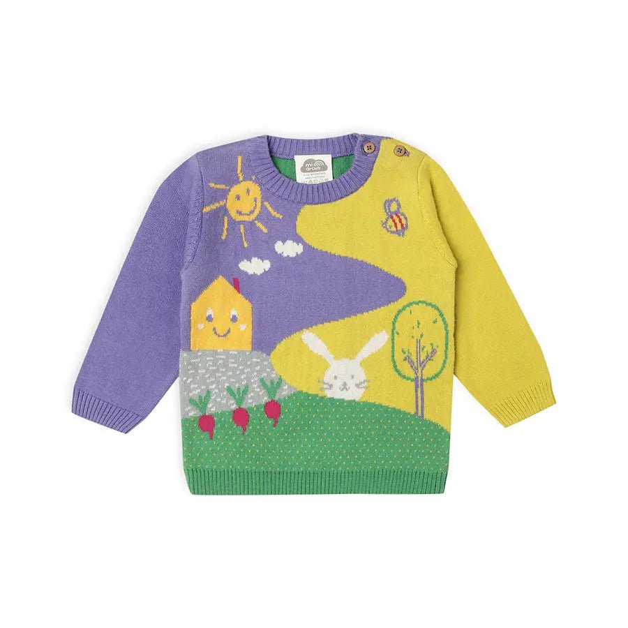 Grow Kind Unisex Gaiety Sweater Solid Print Embellished