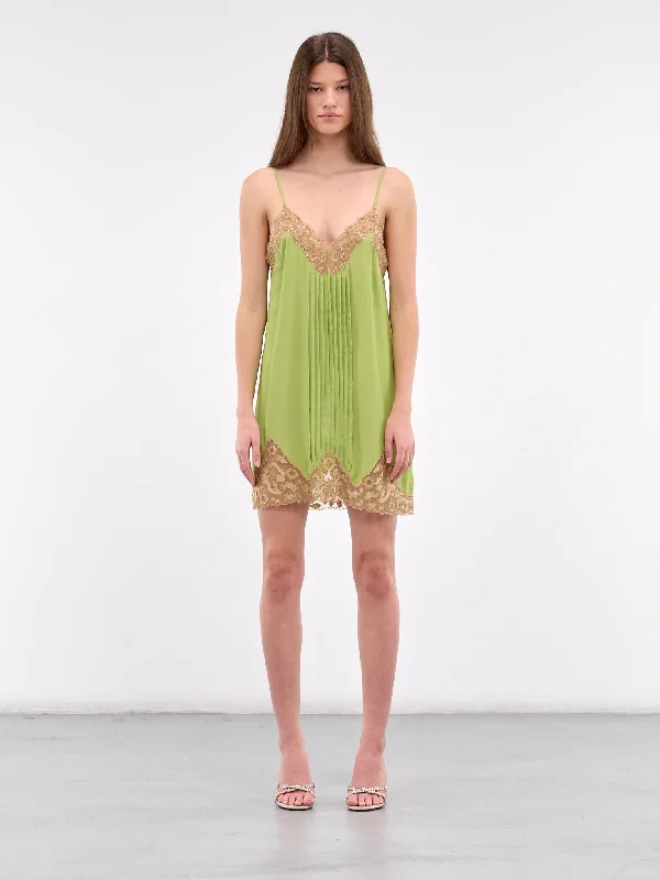 Lace Embroidered Dress (2A569A-C4591-NILE-GREEN)