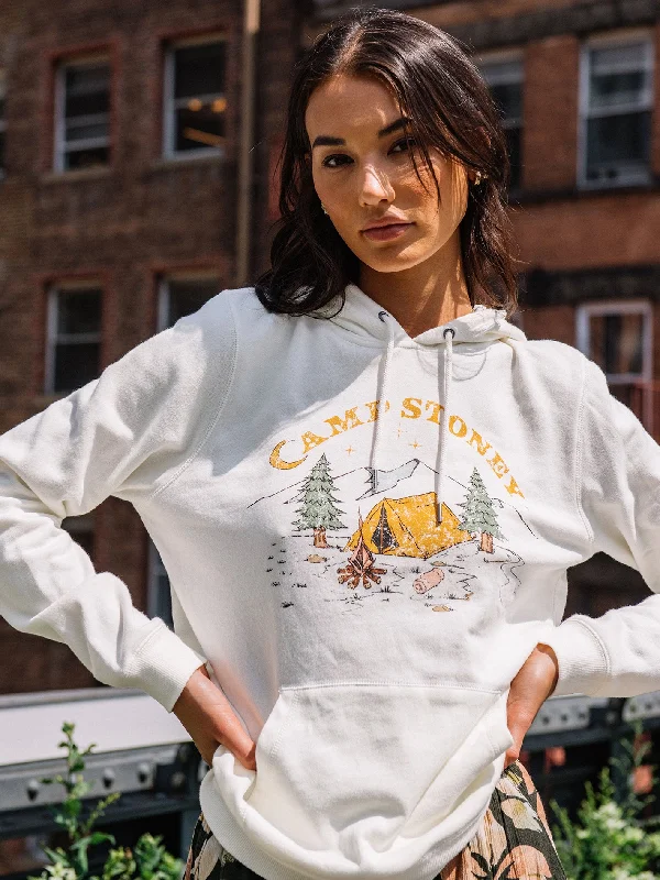 Truly Deal Camp Stoney Hoodie - Star White Hoodie with Strings Custom Fit Adjustable Truly Deal Camp Stoney Hoodie - Star White Hoodie with Strings Custom Fit Adjustable