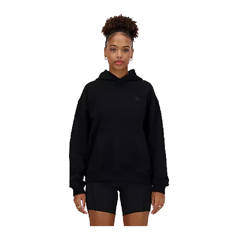 New Balance Women's Athletics French Terry Hoodie Hoodie with Hem Ribbing Snug Secure New Balance Women's Athletics French Terry Hoodie Hoodie with Hem Ribbing Snug Secure