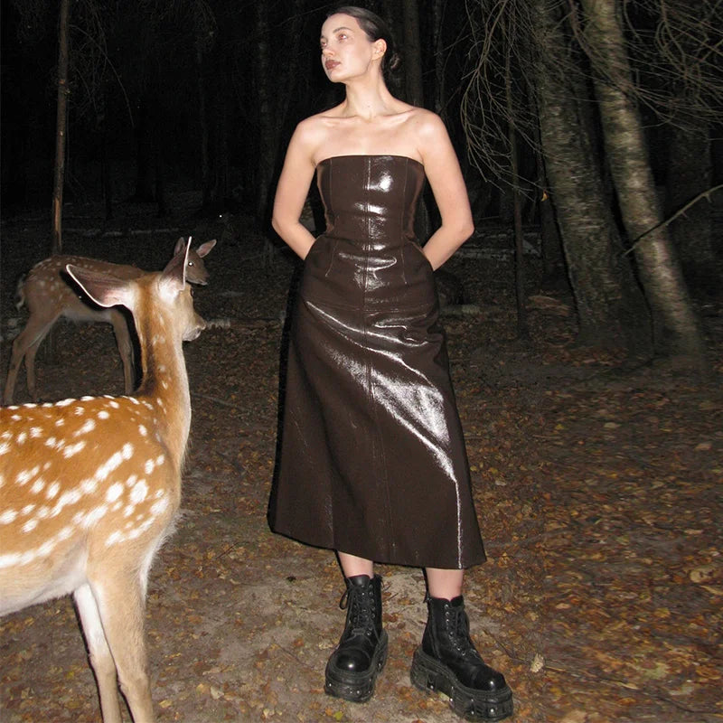 Brown-dress