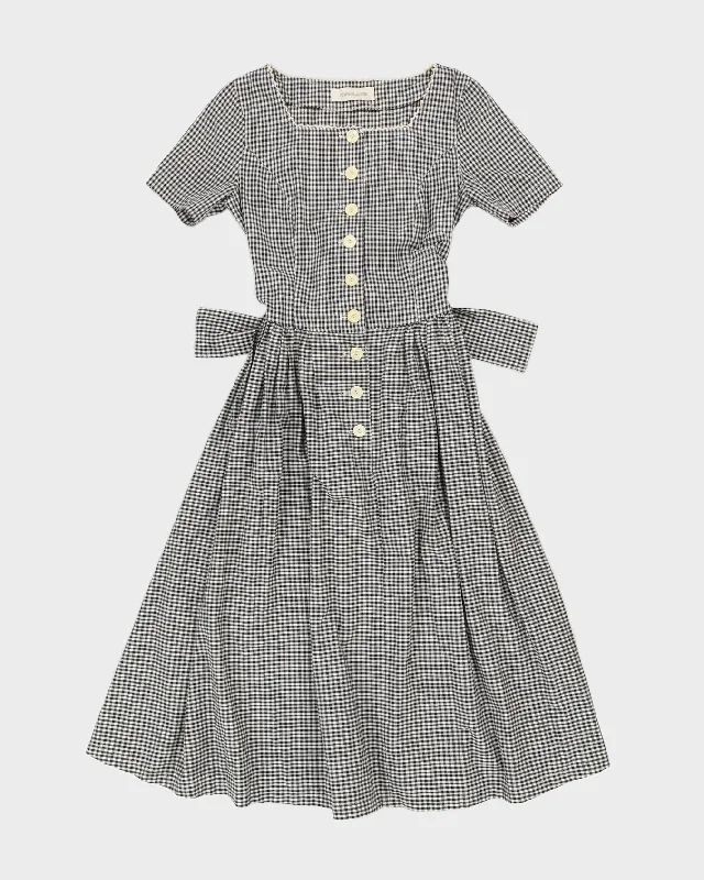Vintage Gingham Dress - S