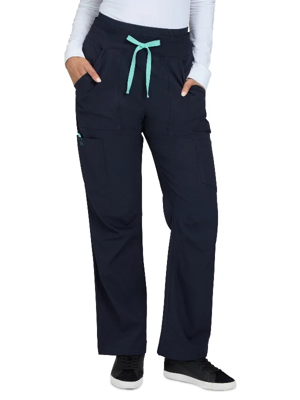 Women's Wide-Leg 6-Pocket Freda Scrub Pant Classic Straight Pants
