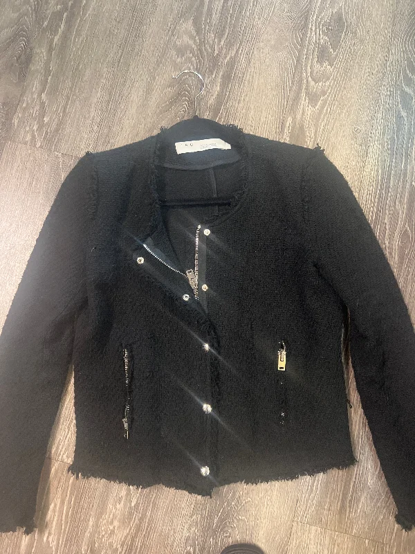 IRO Tweed Zip/Button Up Jacket (Size 40) Hoodie Zip-Up Jacket Button-Up Jacket