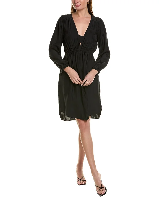Go> By Gosilk In The Deep Silk Dress