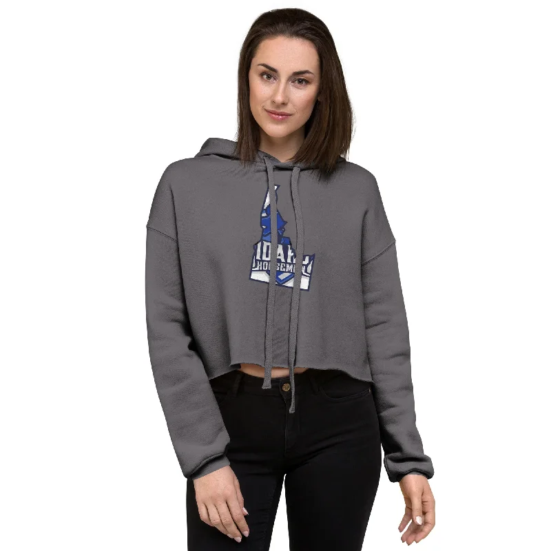 Horsemen Idaho State Logo Crop Hoodie Hoodie with V-Neck Classic Versatile