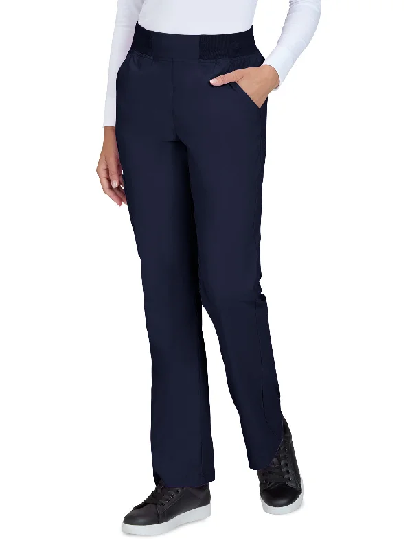 Women's 6-Pocket Boot Cut Wrenlee Scrub Pant Trendy Tapered Pants