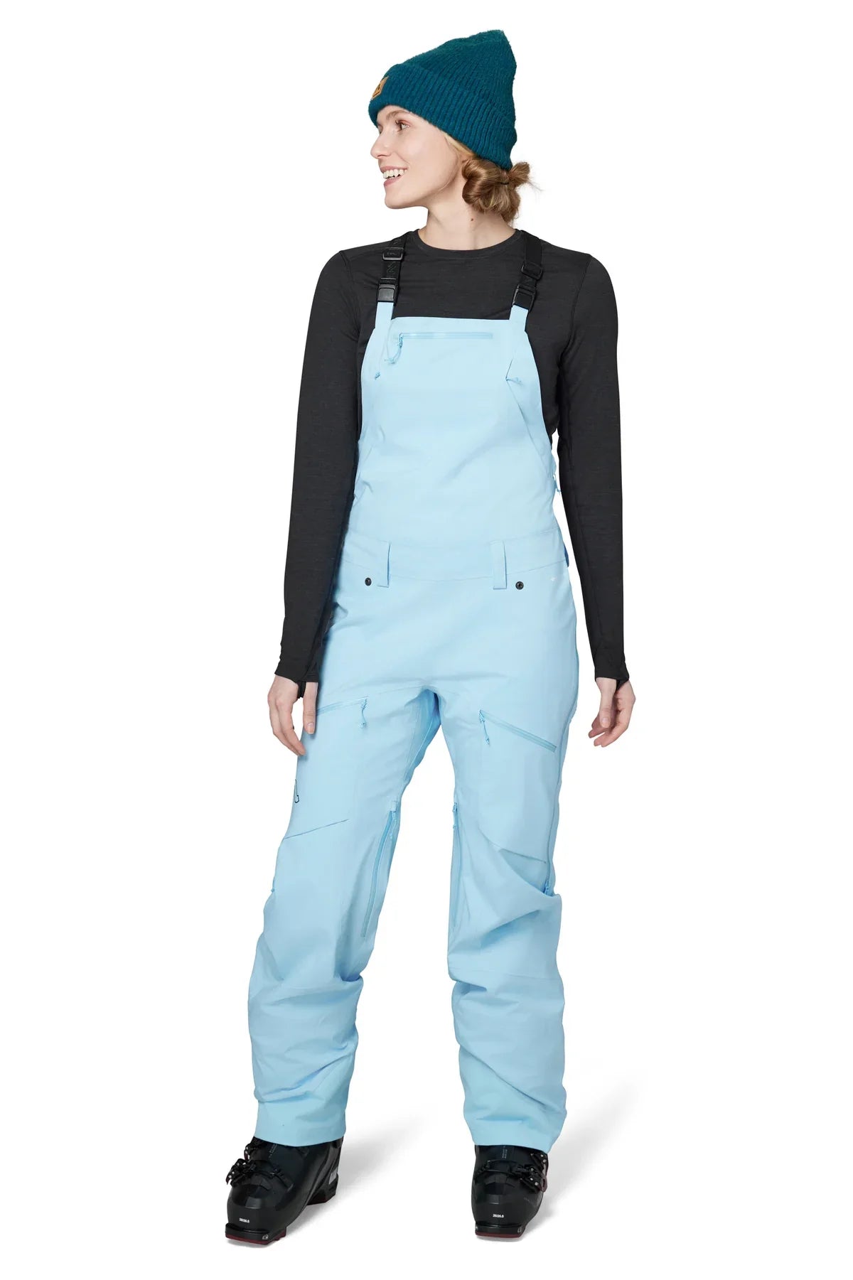 Flylow Foxy Bib Pant - Women's Relaxed High-Waist Trousers