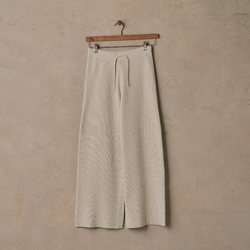 Relaxed Knit Pants Classic Flared Pants