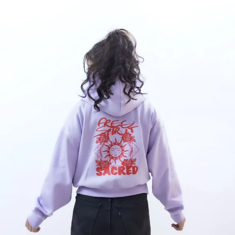 Free Spirit Oversized Hoodie - Women Hoodie with Full-Zip Functional Layering