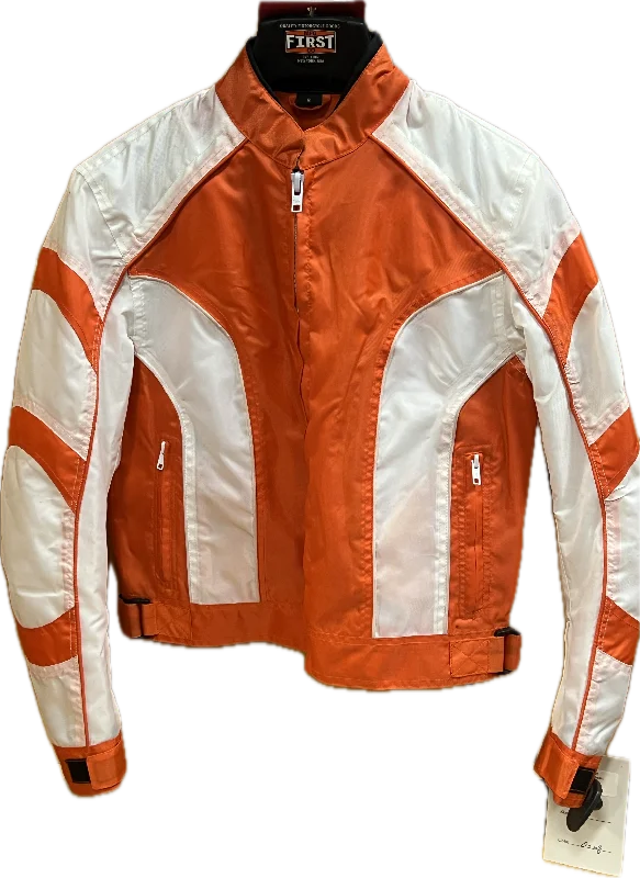 The Creamsicle Textile Jacket Belted Jacket Elasticated Jacket Padded Jacket