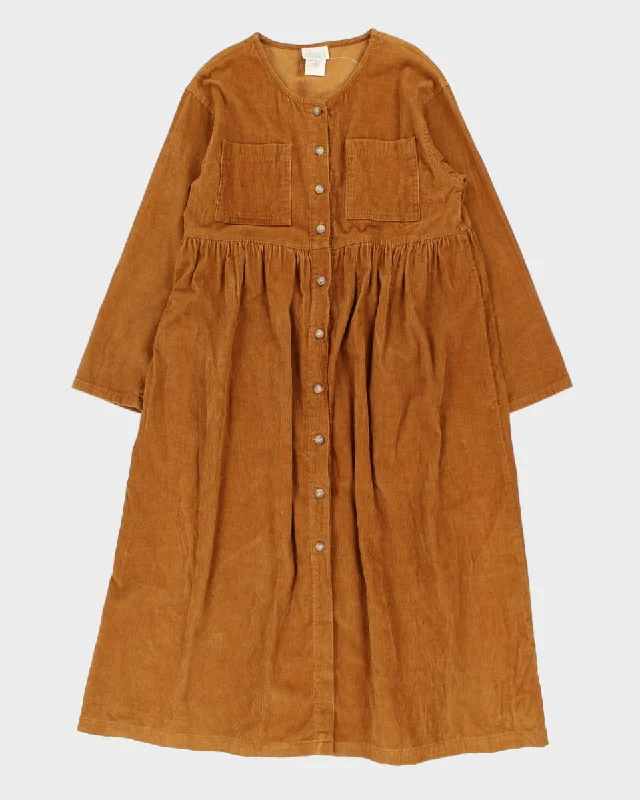 Vintage 90s Moda Int'l Corduroy Dress - M