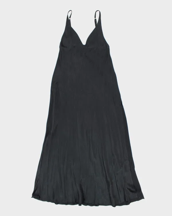 Vintage 90s Silk & Satin Slip Dress - M