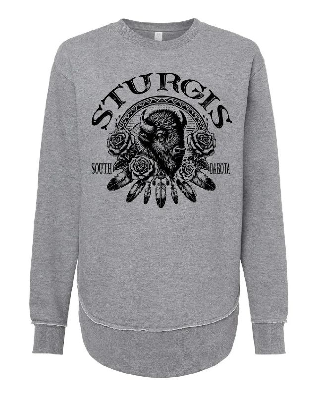 84th Ladies BOHO Bison Sweatshirt 2024 Graphic Hoodie Design Print