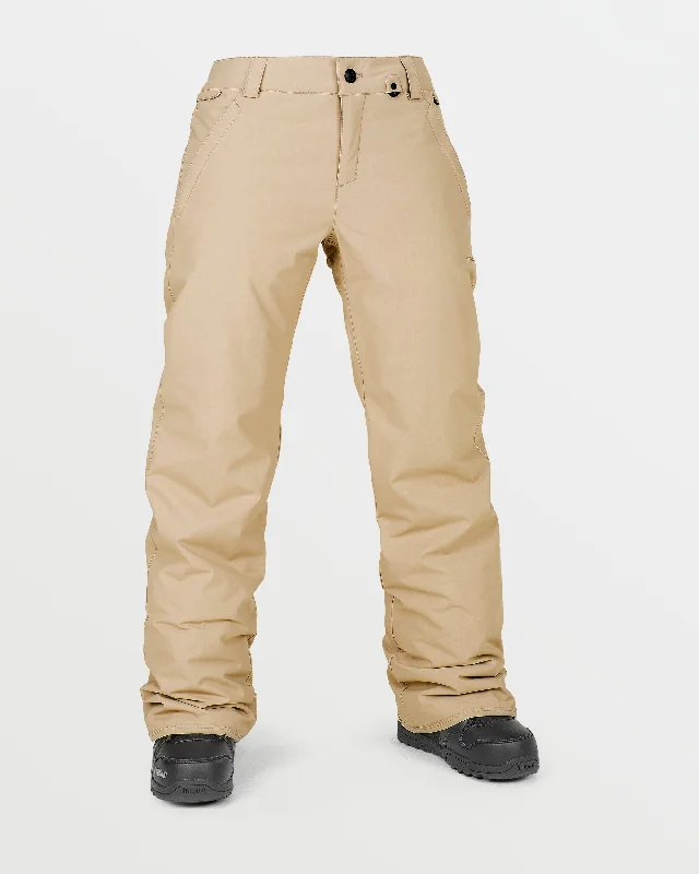 Womens Frochickie Insulated Pants - Sand Fashionable Jogger Pants
