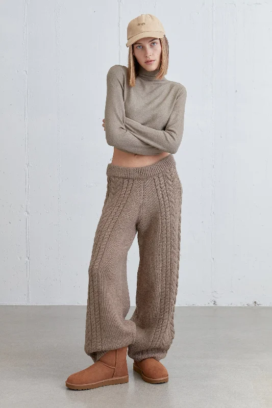 CABLE KNIT PANT Formal Dress Pants