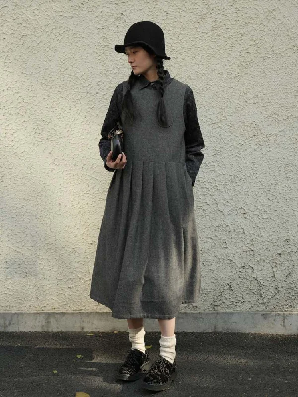Chic Pinstripe Small Pocket Dress【s0000006923】 Tunics Practical durable