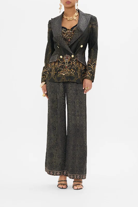 DOUBLE BREASTED SUIT JACKET NOUVEAU NOIR Wool Jacket Cashmere Jacket Tweed Jacket