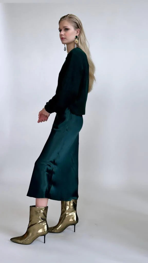 Third Slip Dress/ Sweater Set Neon Metallic Matte
