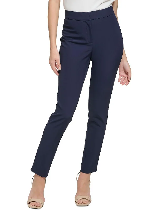 Womens Skinny Flat Front Dress Pants Comfortable Denim Pants