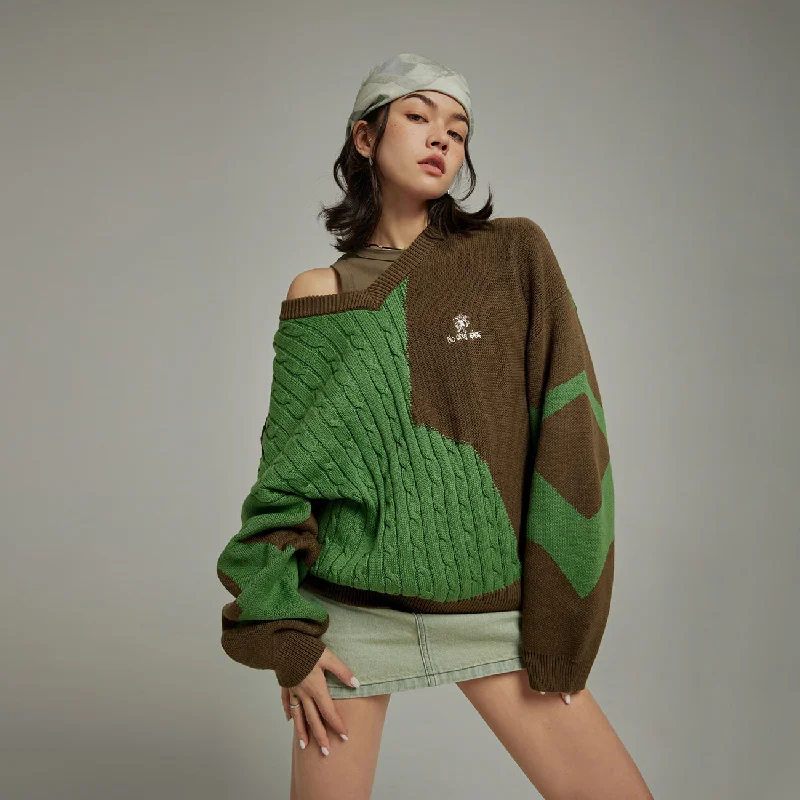 Half Cable Half Knit Sweater Nylon Fabric Polyester Fabric Spandex Fabric