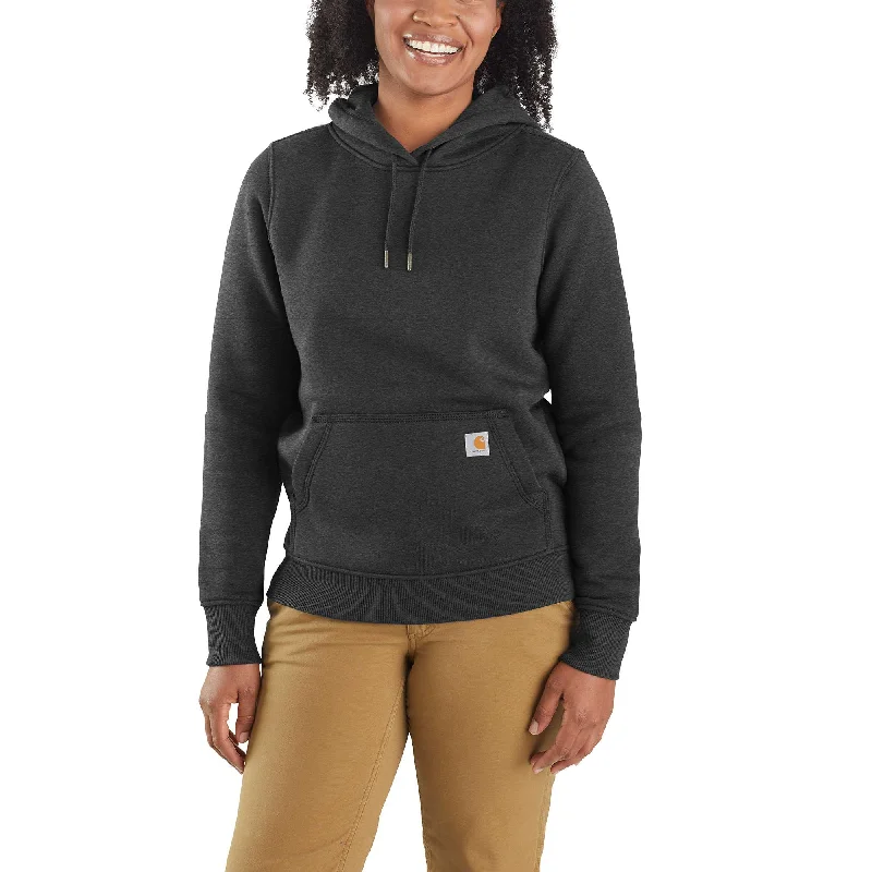 Relaxed Fit Midweight Sweatshirt Hoodie with Hem Detail Decorative Unique