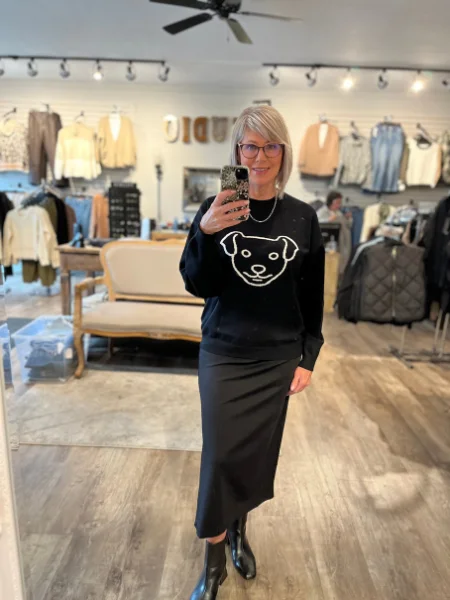 Minimum TJessa Midi Skirt cashmere skirt plush